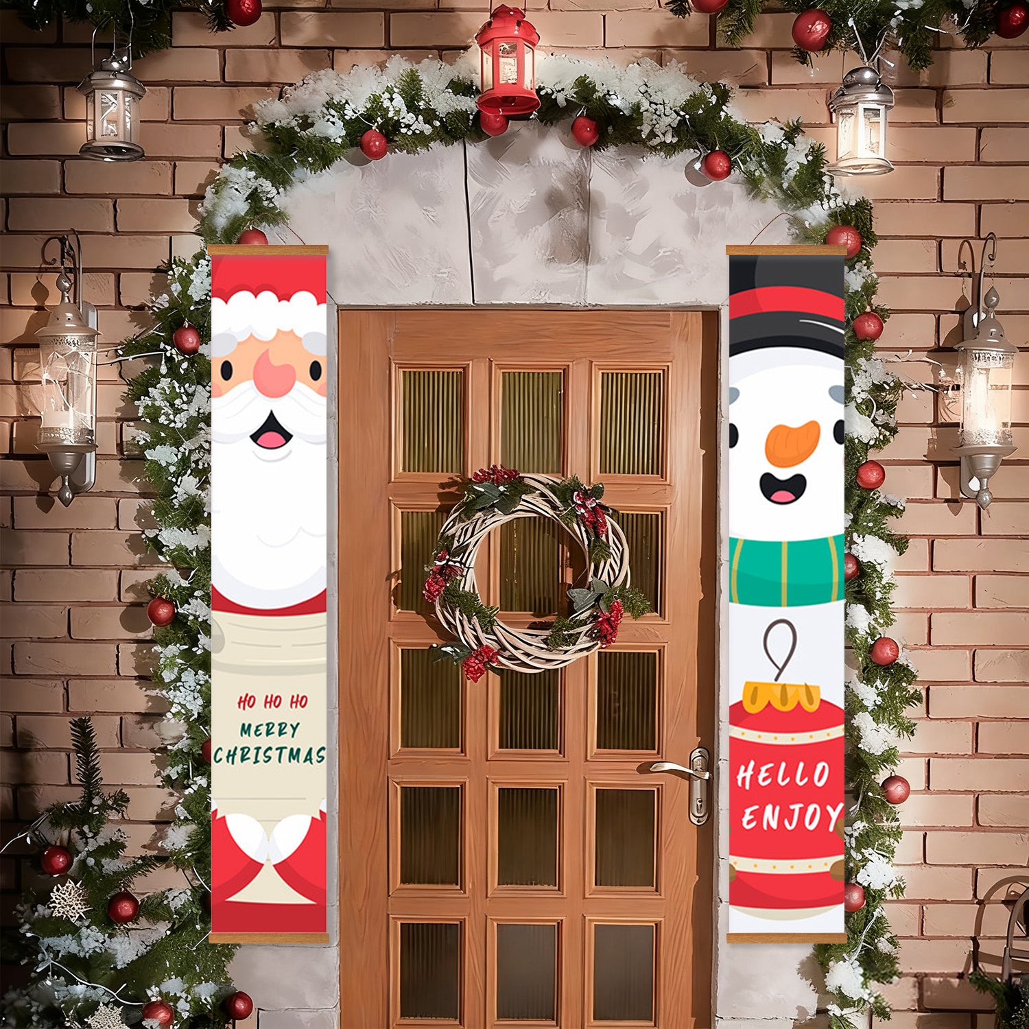Ho Ho Holiday – Porch Sign Paint by Numbers Kit