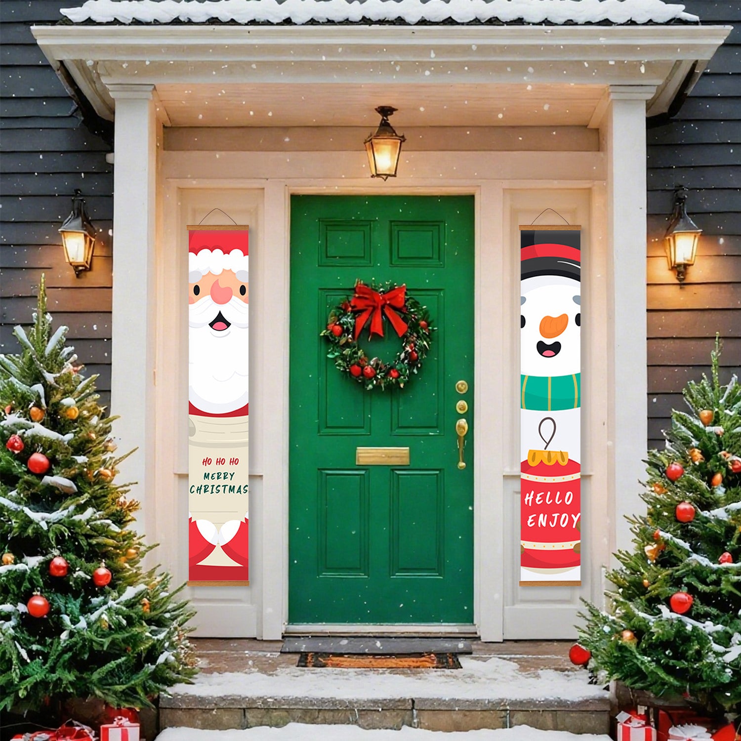Ho Ho Holiday – Kit de pintura por números para carteles de porche