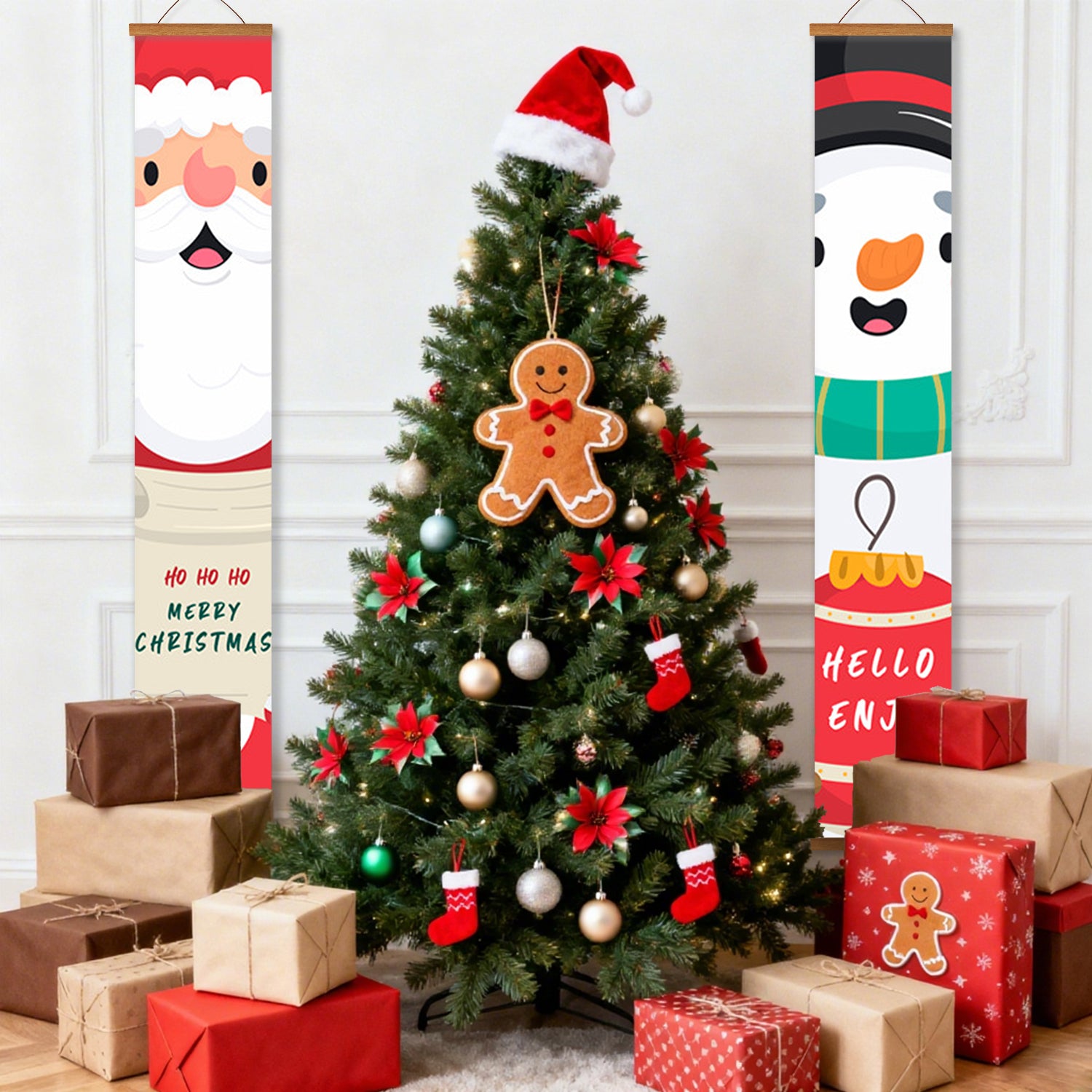 Ho Ho Holiday – Kit de pintura por números para carteles de porche
