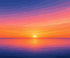 Sunset Sea