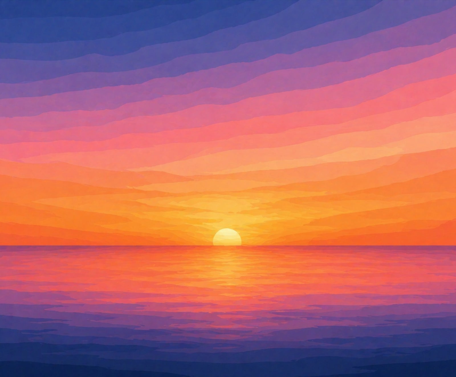Sunset Sea