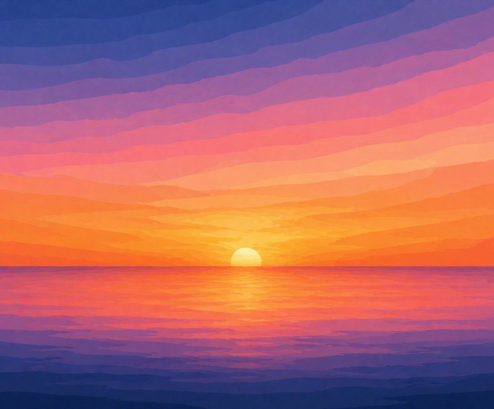Sunset Sea