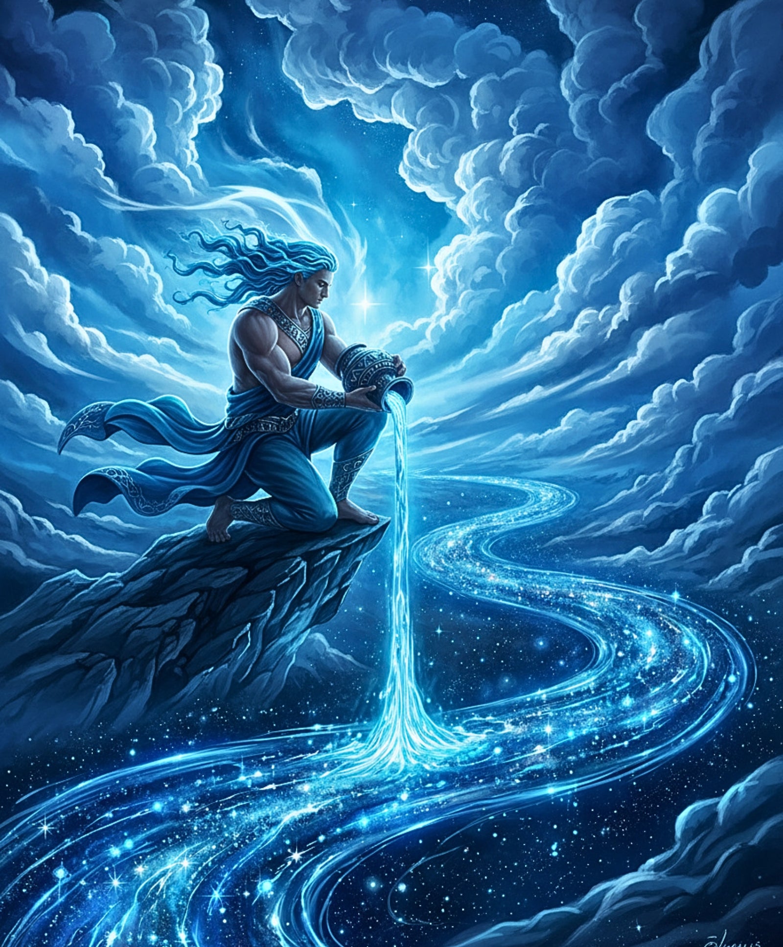 Aquarius Starlit Flow