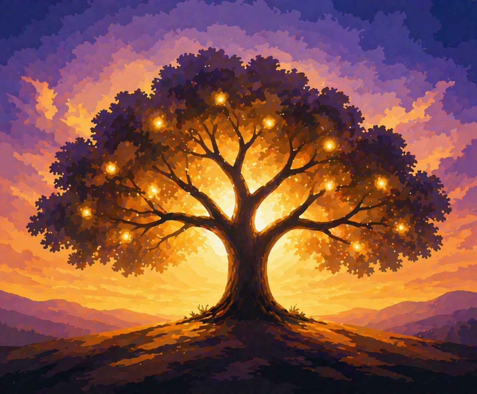 Glowing Tree