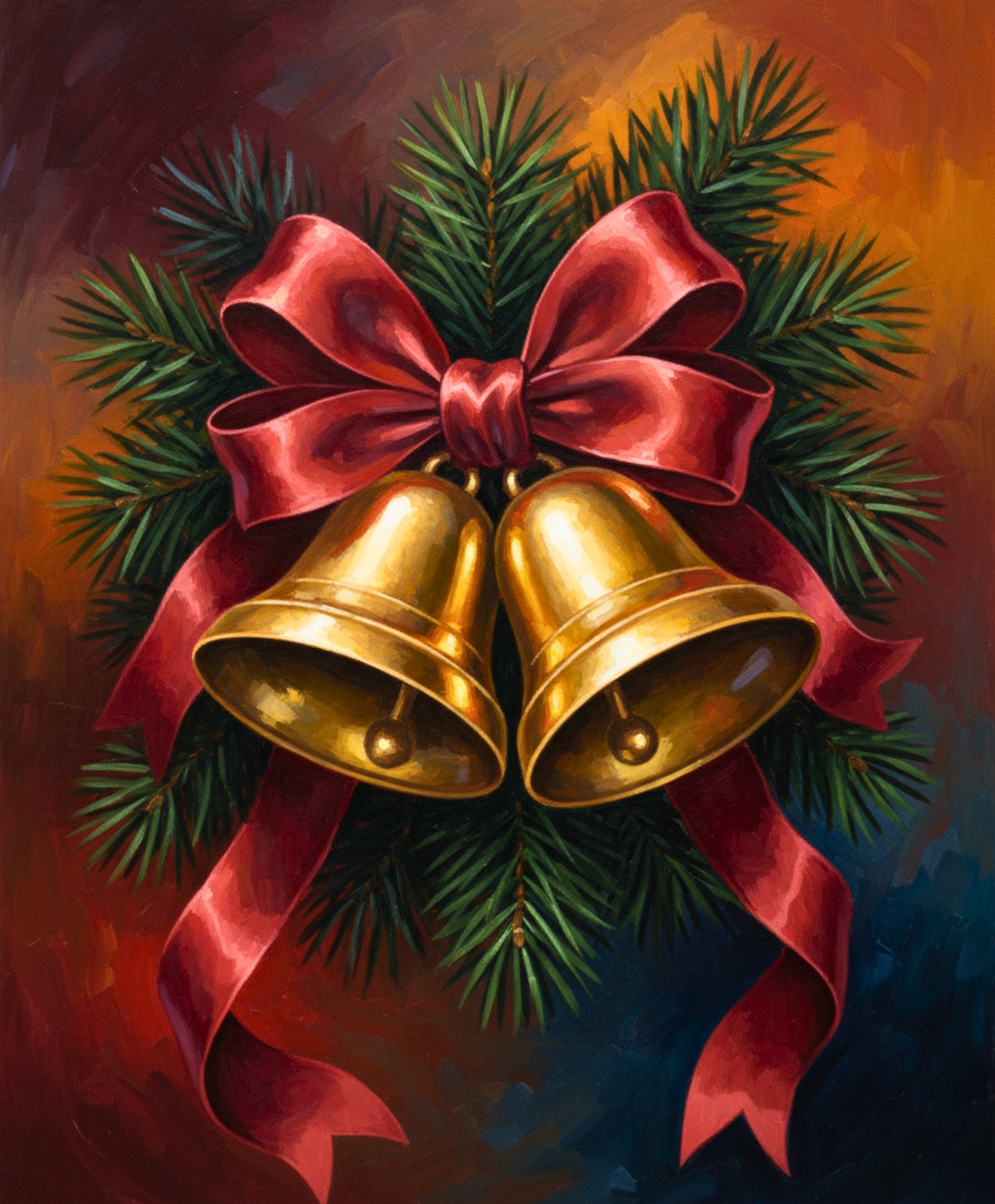 Bells of Joy paint by numbers artwork