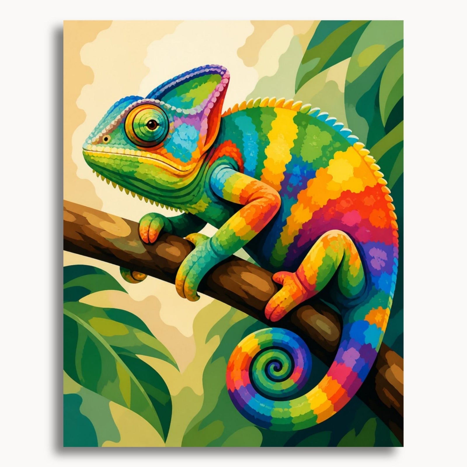 Regenbogen-Chamäleon