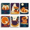 Halloween Pumpkin Treats Mini Paint By Numbers Set