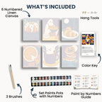 Halloween Pumpkin Treats Mini Paint By Numbers Set