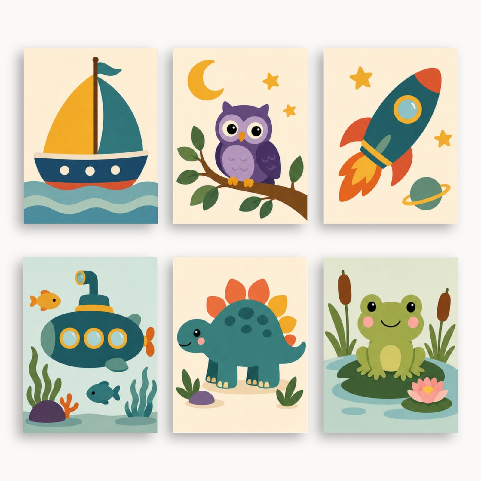 Cute Adventure Mini Paint By Numbers Set