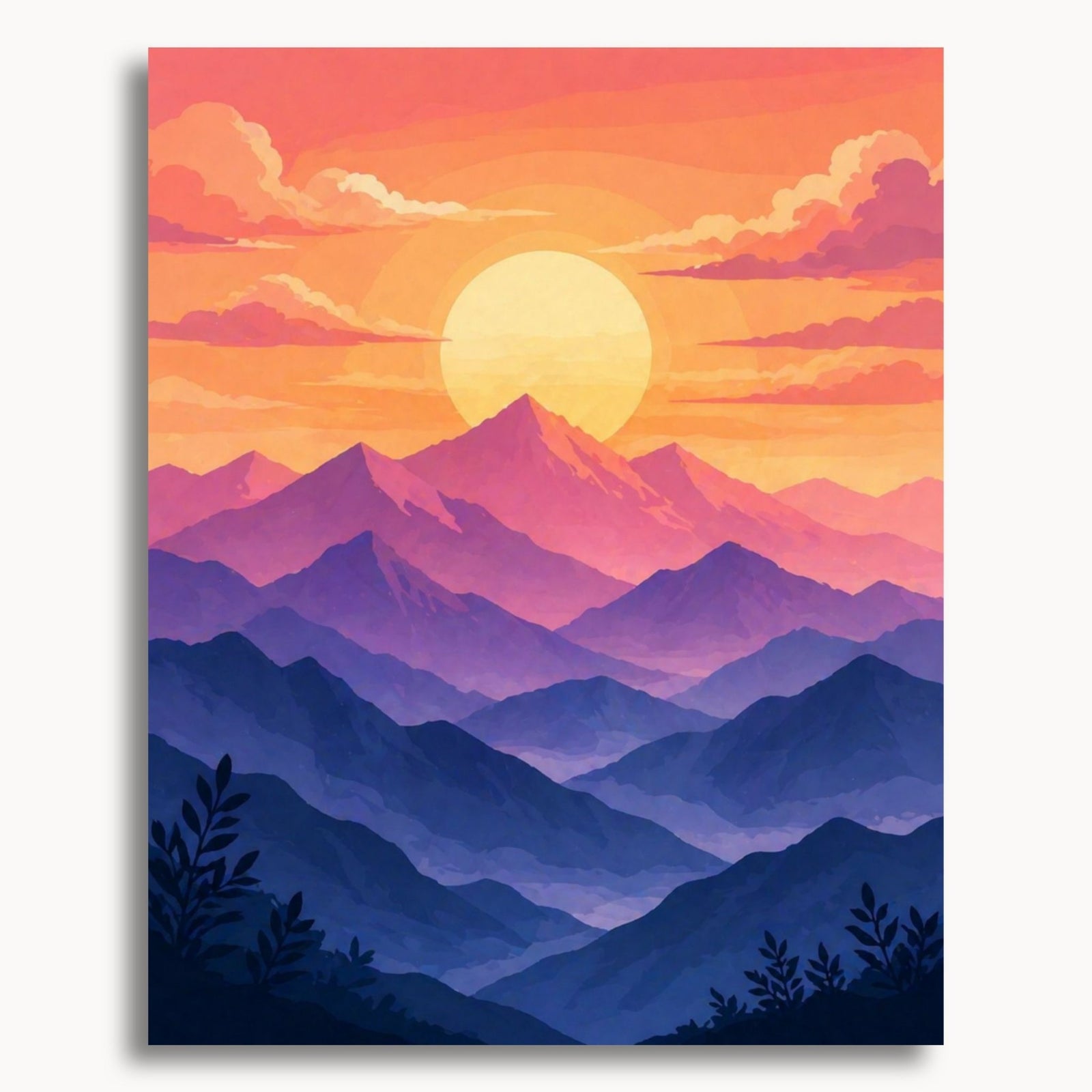 Sonnenuntergangsgipfel