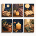 Modern Holly – Lot de 6 mini peintures par numéros