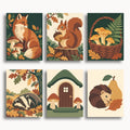 Woodland Animals Mini Paint By Numbers Set
