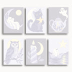 Mystical Moonlight Ghosts Mini Paint By Numbers Set