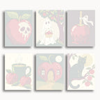 Ginkgo Herbst Mini-Malen-nach-Zahlen-Set