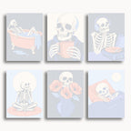 Skeleton Halloween Mini Paint By Numbers Set