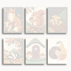 Woodland Animals Mini Paint By Numbers Set
