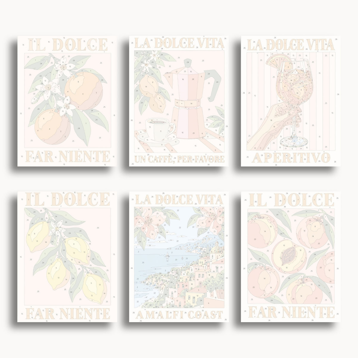 Italian Dolce Vita | 6 Mini Kits