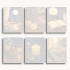 Modern Holly – Lot de 6 mini peintures par numéros