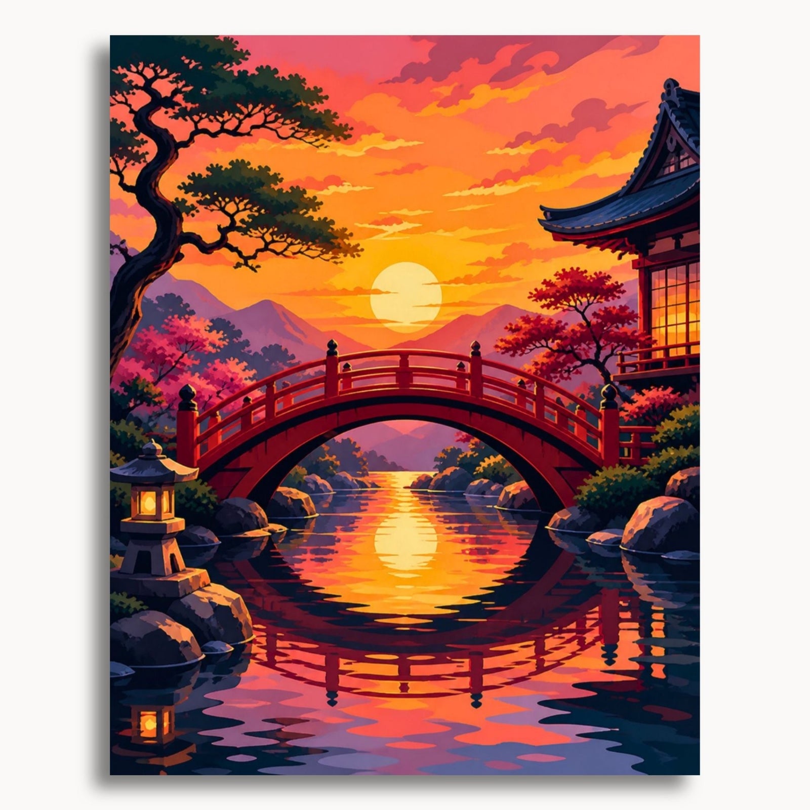 Sonnenuntergangsbrücke