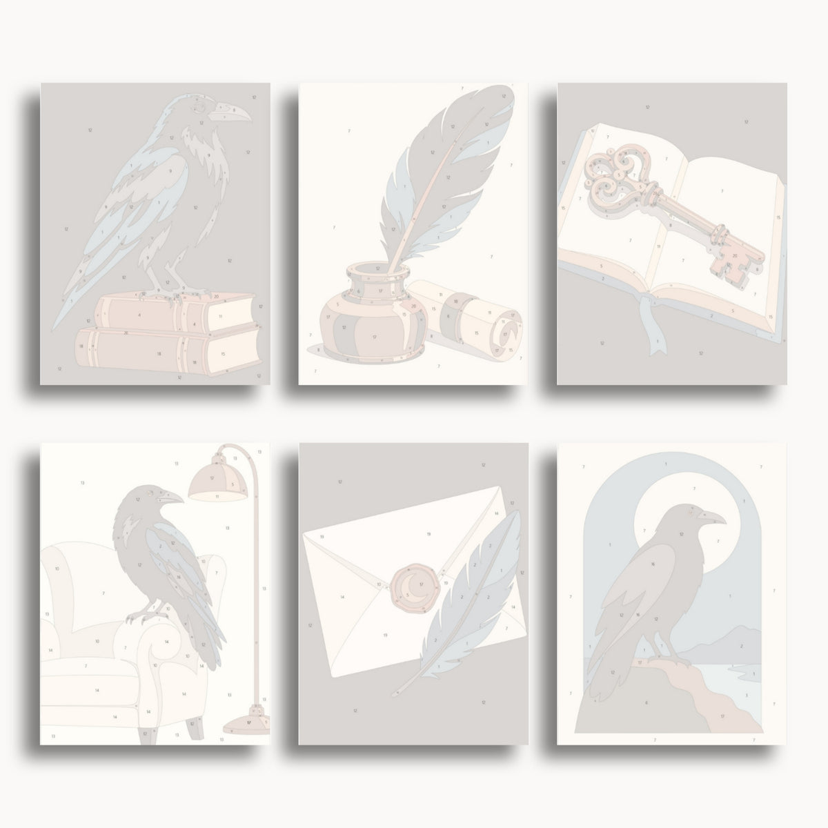 Raven And Quill | 6 Mini Kits
