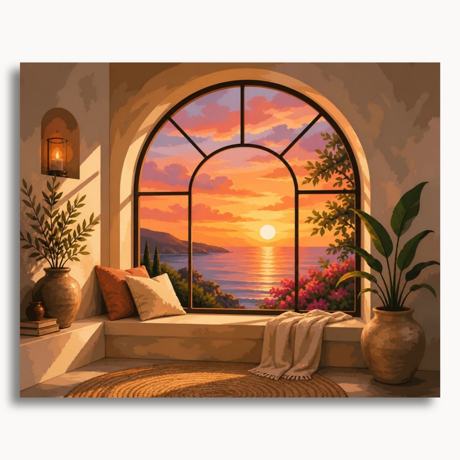 Sonnenuntergangsfenster