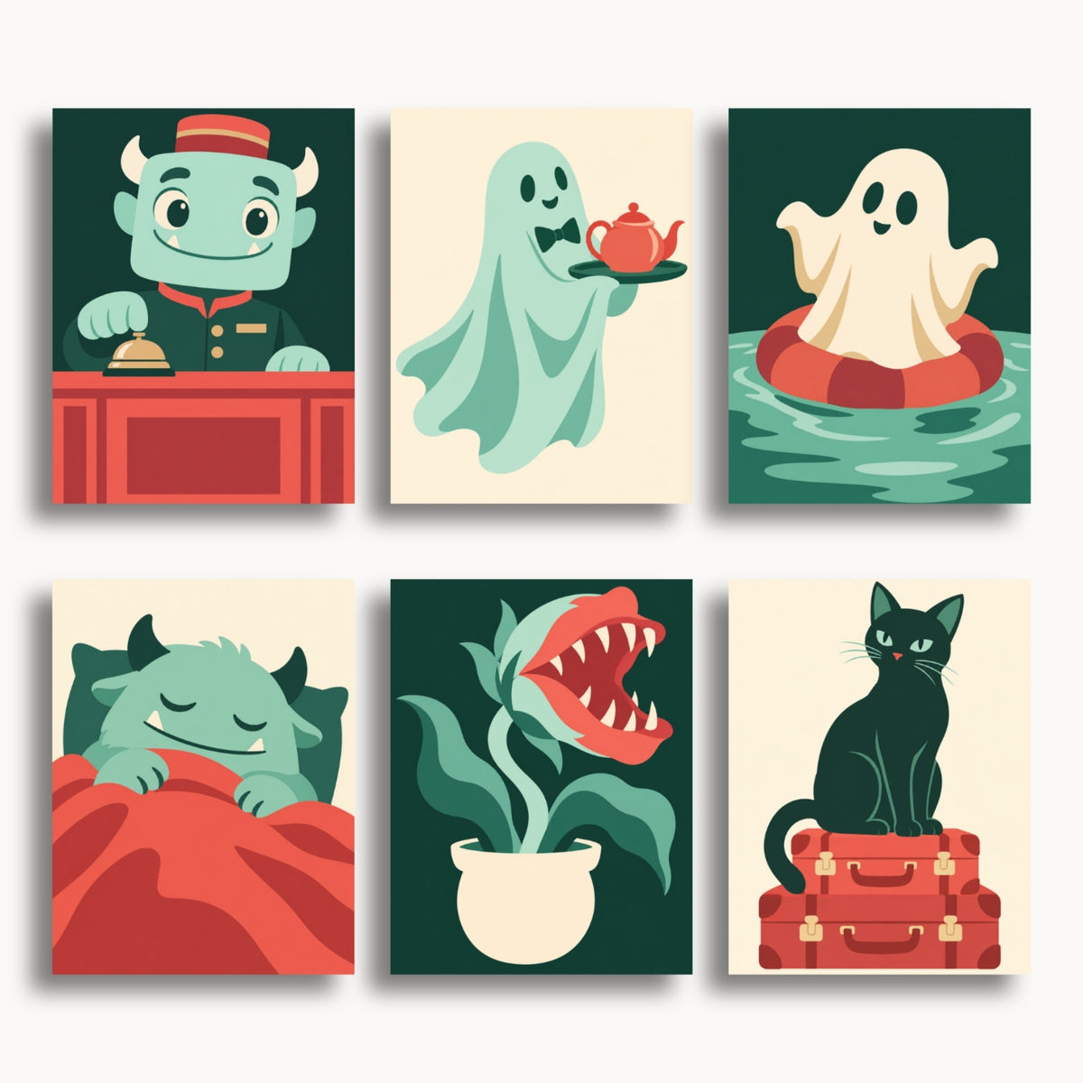 Cute Halloween Creatures | 6 Mini Kits