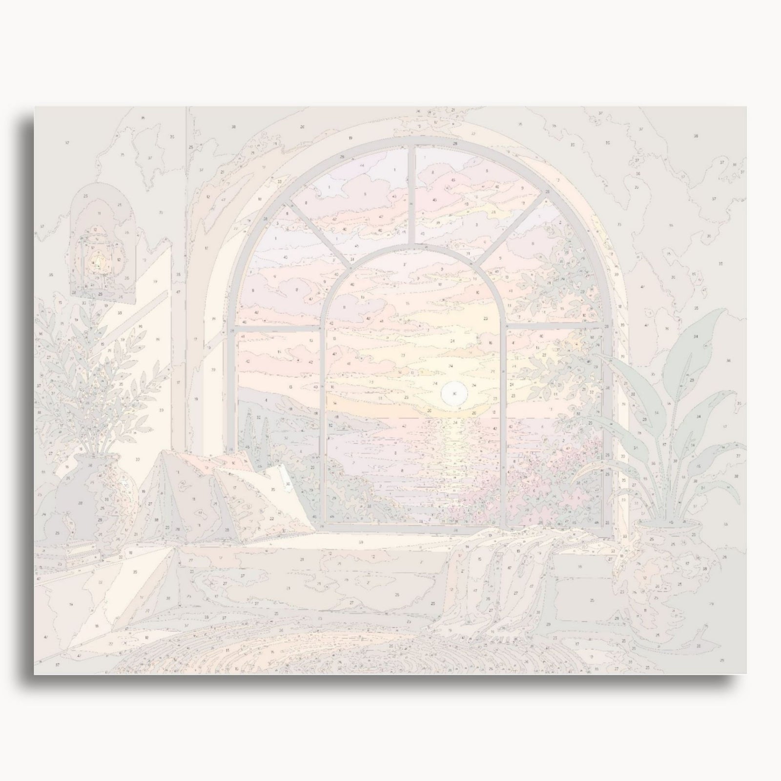 Sonnenuntergangsfenster