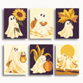 Ensemble de mini peinture par numéros Ginkgo Automne