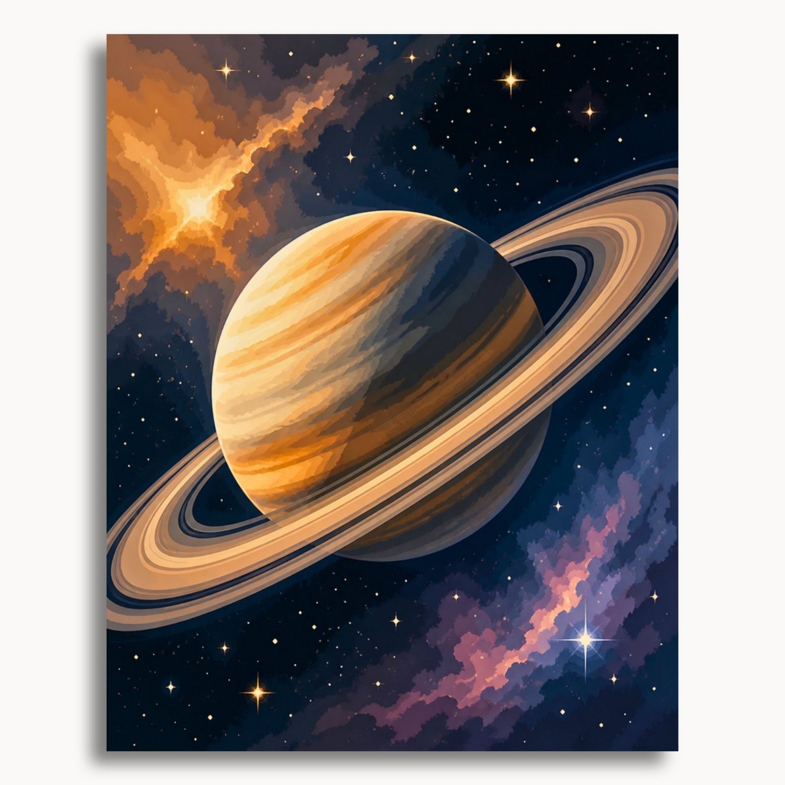 Saturne doré