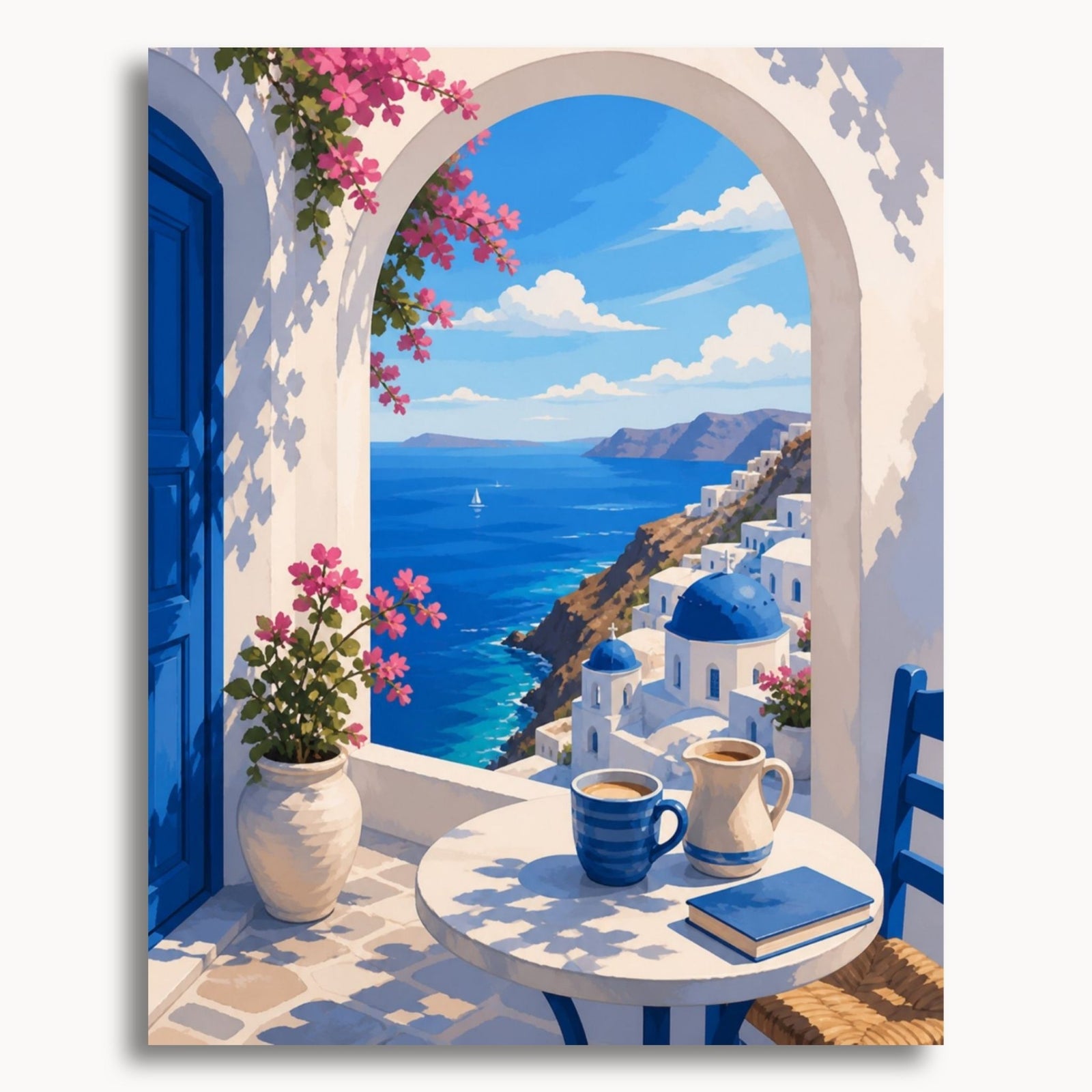 Santorini-Morgen