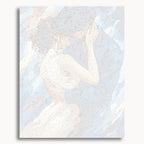 Numbered canvas preview for Only Us, showing outlined painting sections and color numbers.