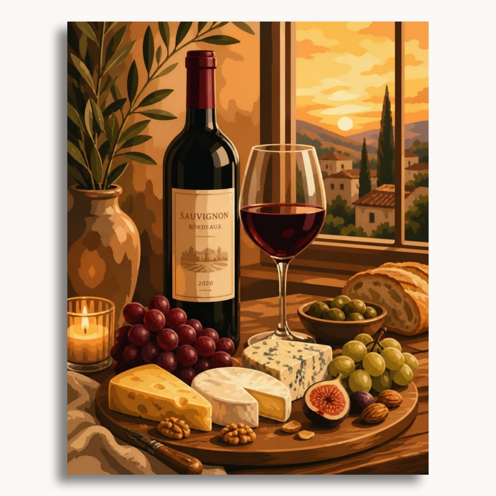 Wine Sunset