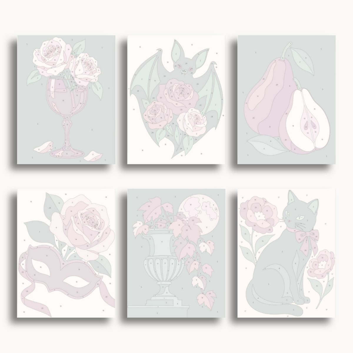 Gothic Roses | 6 Mini Kits