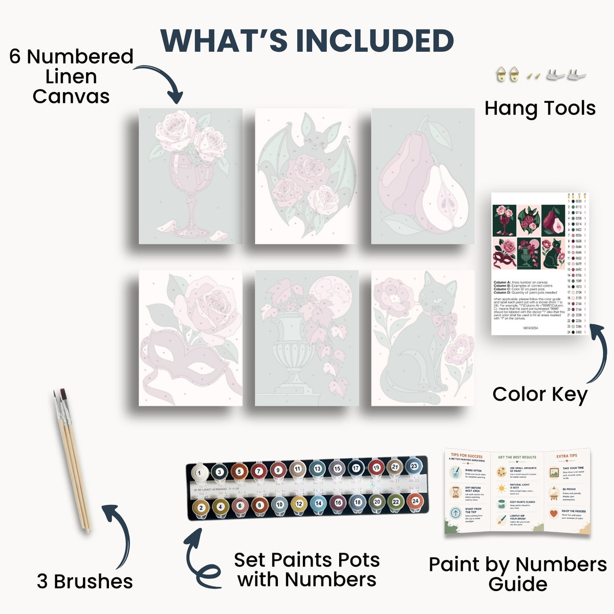 Gothic Roses | 6 Mini Kits