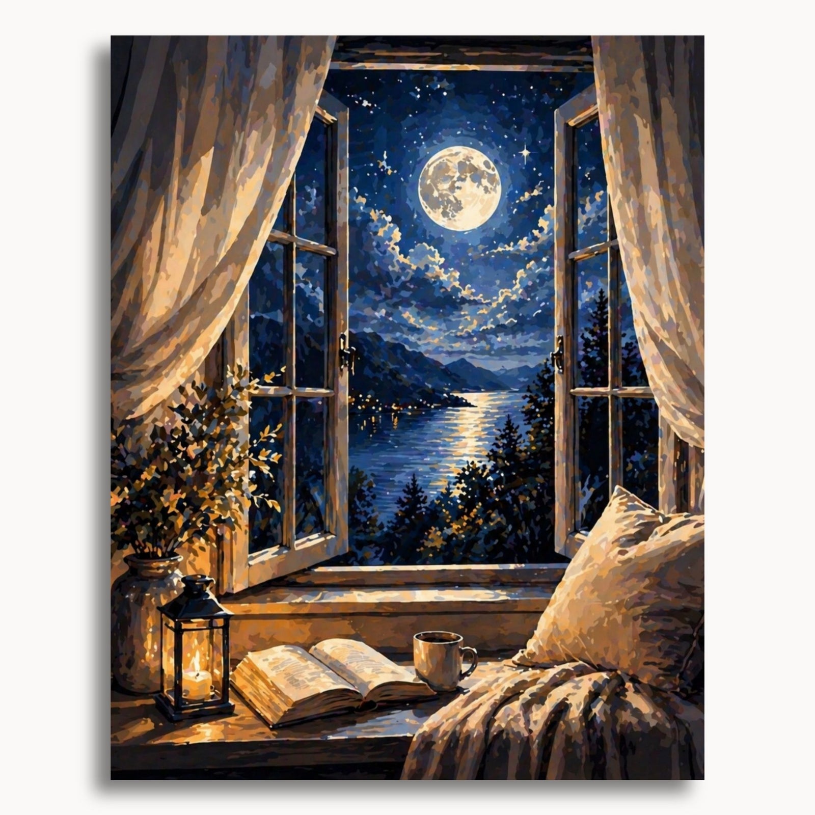 Moonlit Window