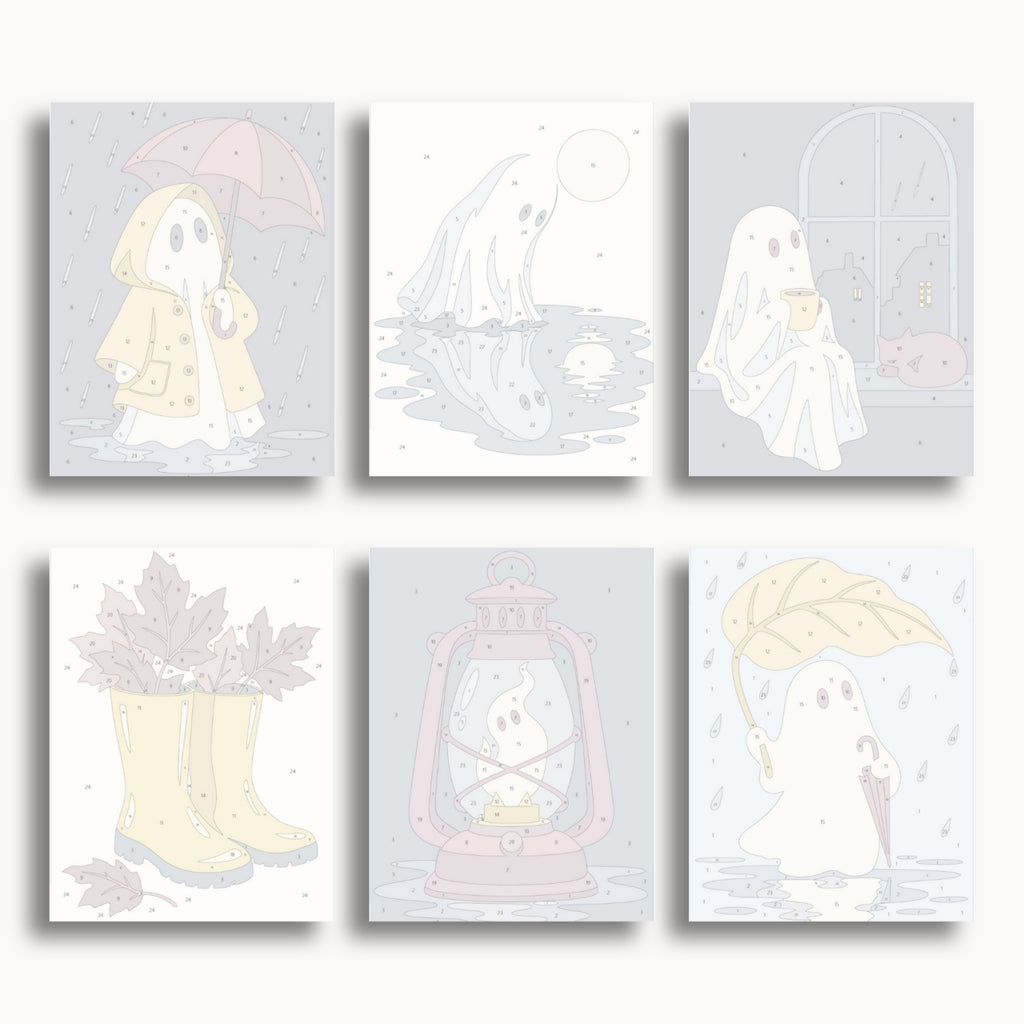 Rainy Ghosts | 6 Mini Kits
