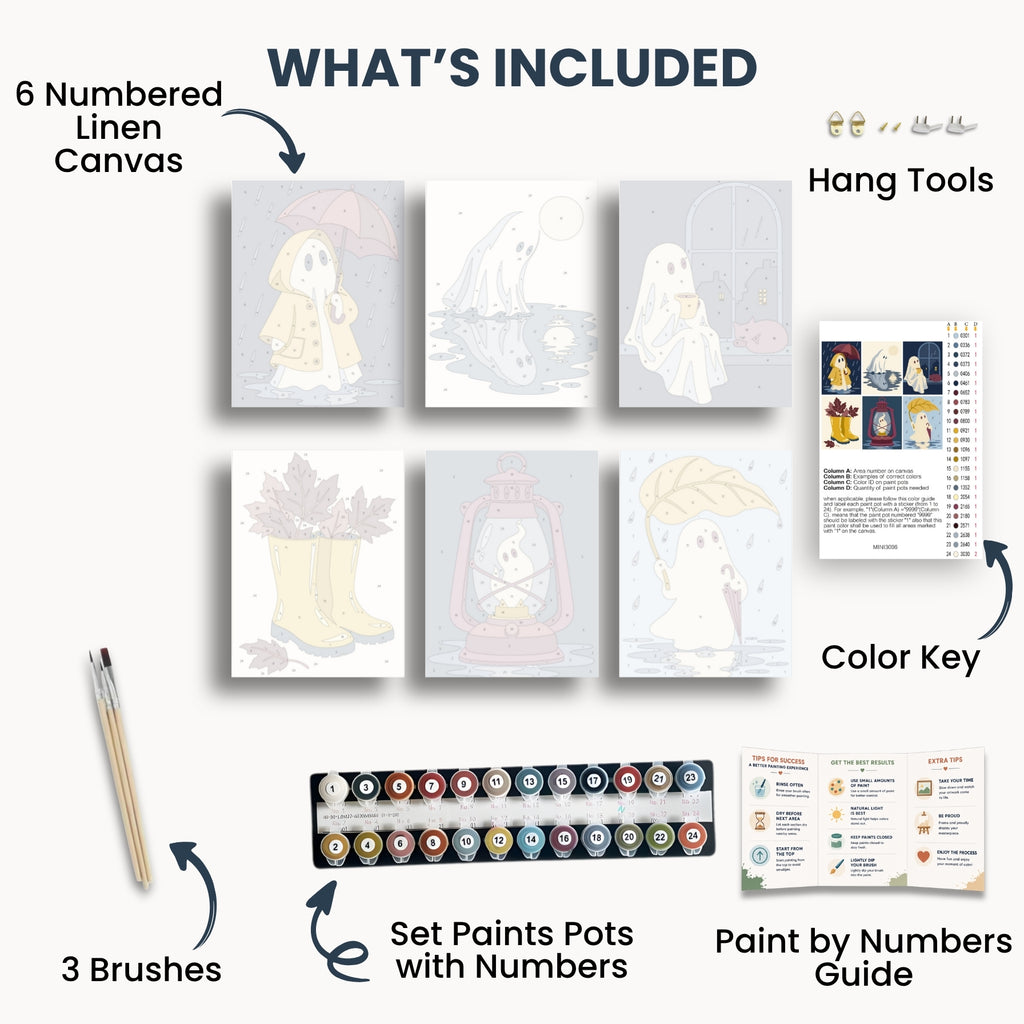 Rainy Ghosts | 6 Mini Kits
