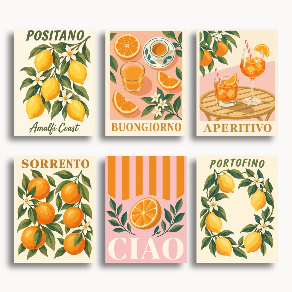 Amalfi-Zitrusfrüchte | 6 Mini-Sets