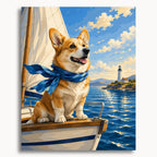 Sailing Corgi