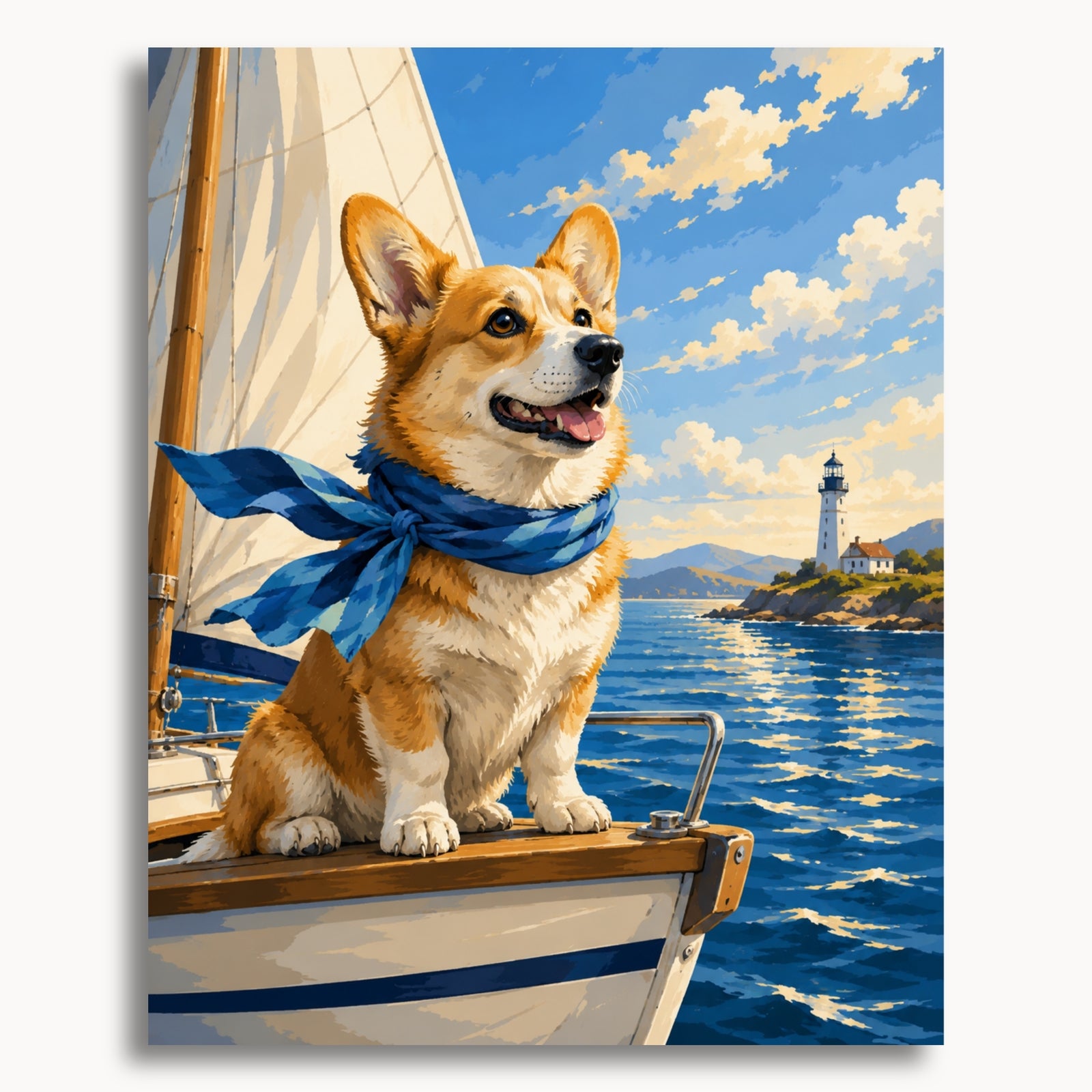 Sailing Corgi