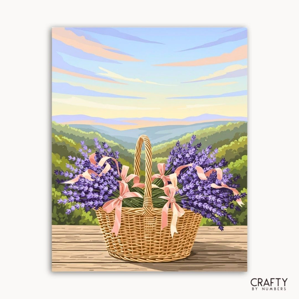 Lavender Sunset Basket