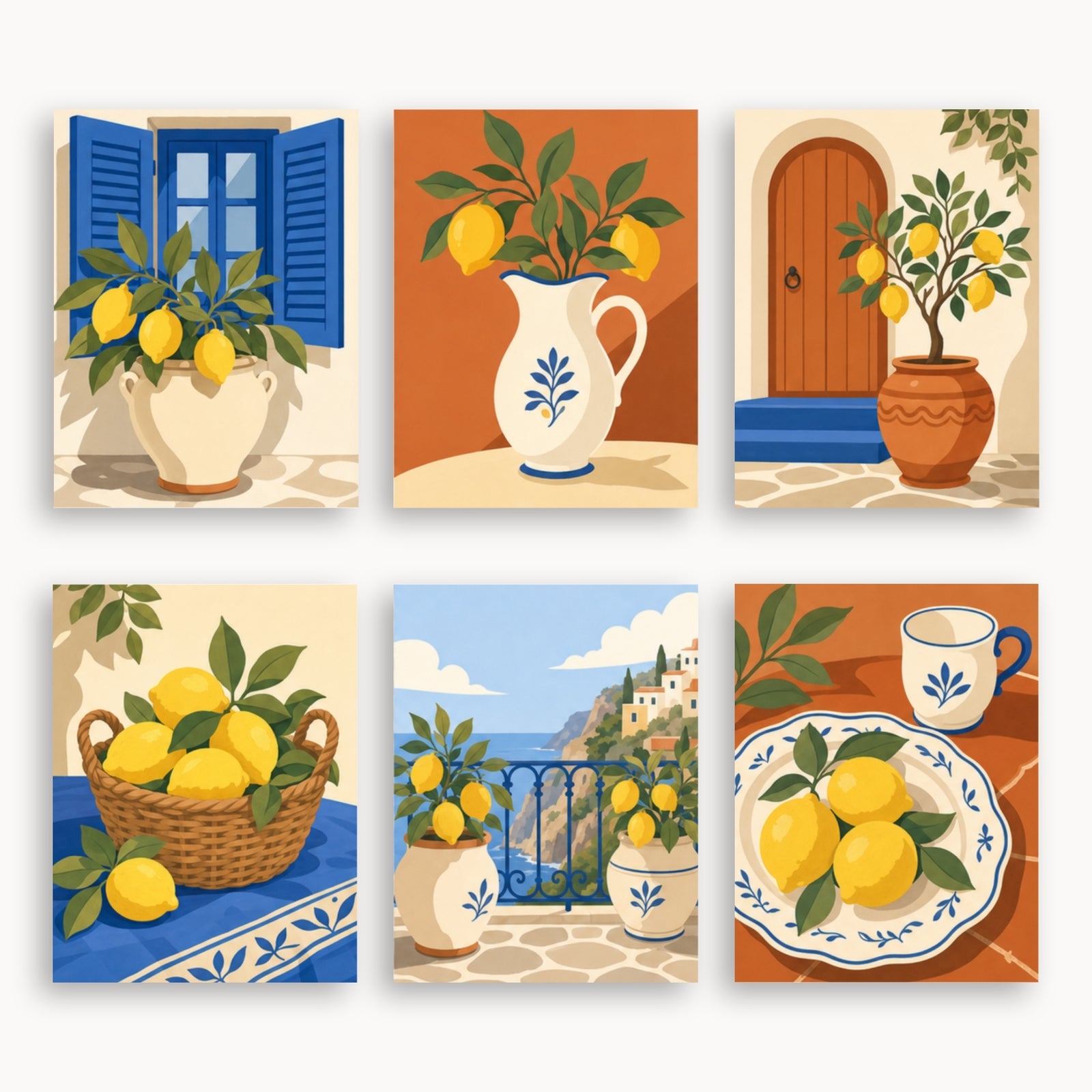 Lemon Grove Mini Paint By Numbers Set