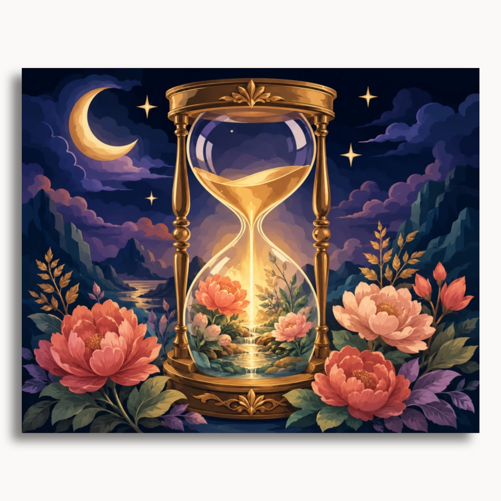 Sablier Floral