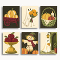 Ensemble de mini peinture par numéros Ginkgo Automne
