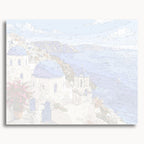 Santorini Blue Domes