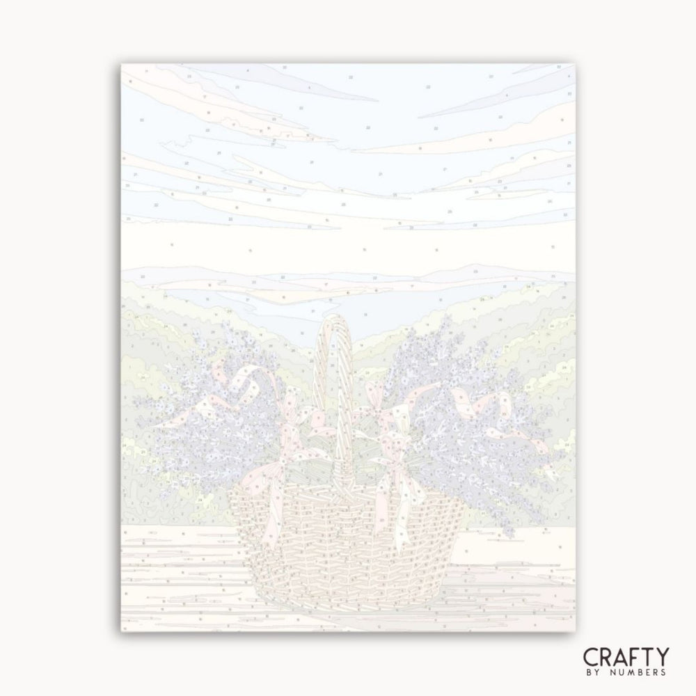 Lavender Sunset Basket