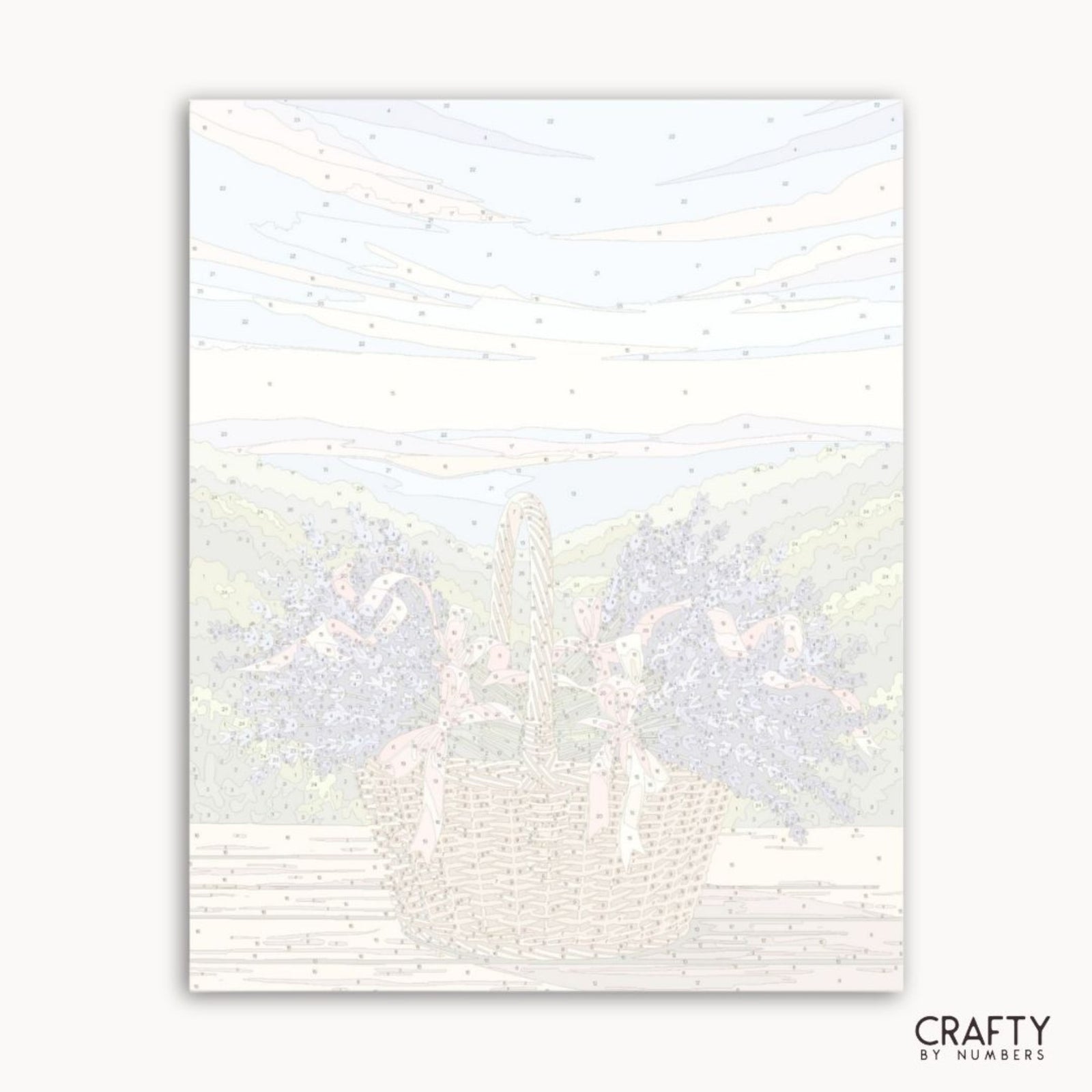 Lavender Sunset Basket