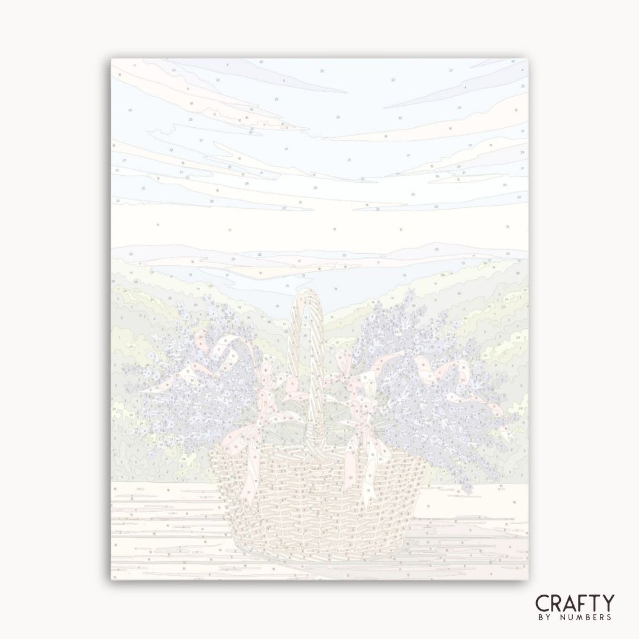 Lavender Sunset Basket