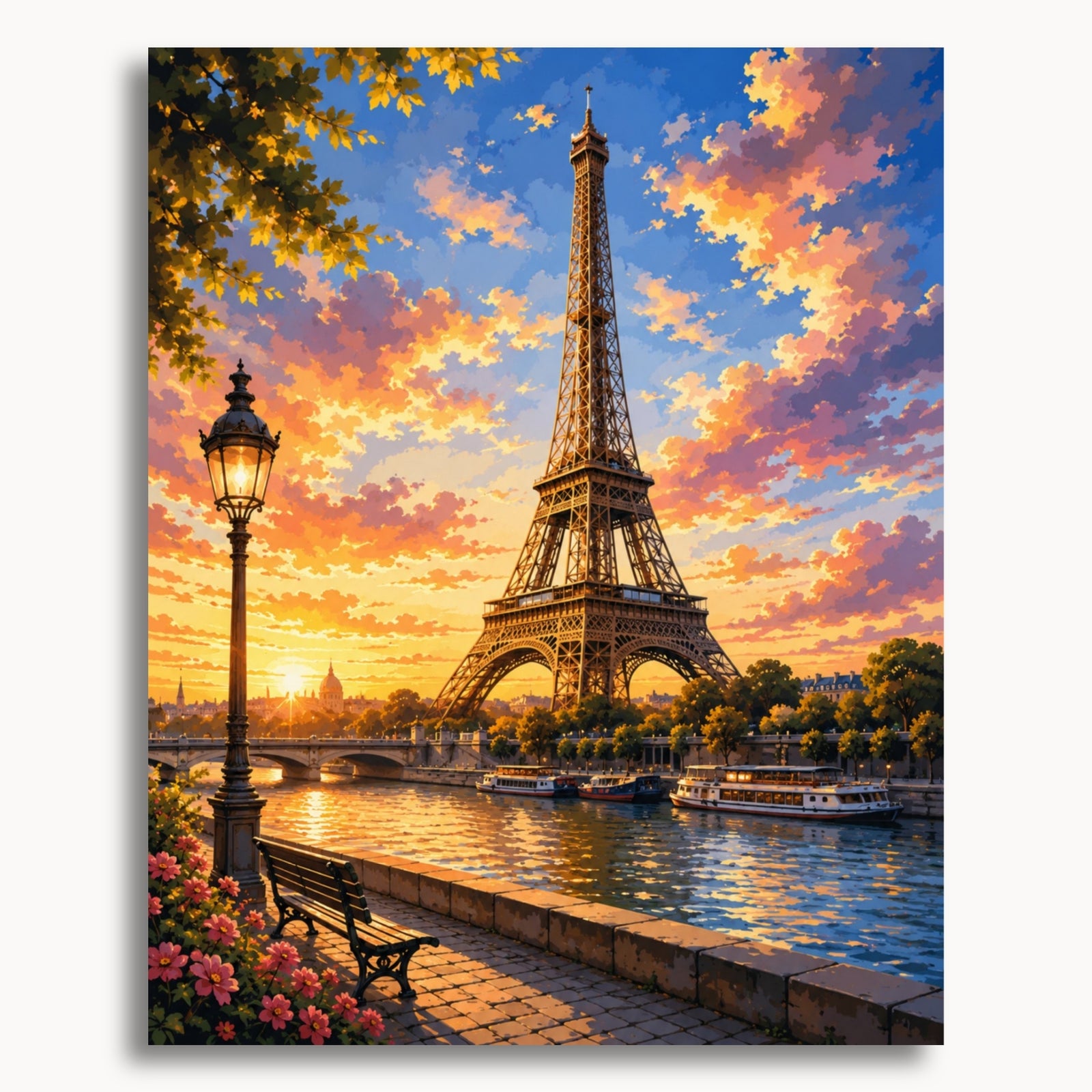Atardecer en París