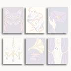 Ensemble de mini peinture par numéros Ginkgo Automne